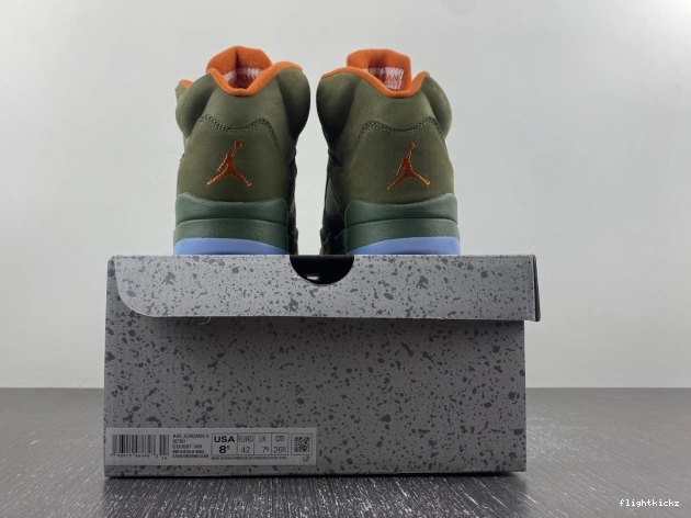 5 DD0587-308 Air Jordan Olive 0712
